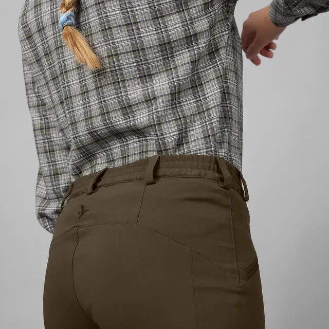 Seeland Larch stretch Byxor Women 36 Grizzly Brown/Duffel Green 