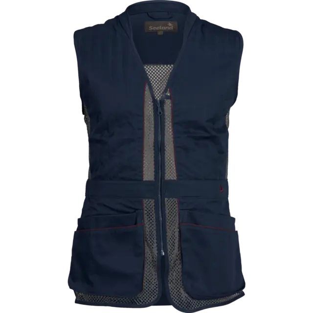 Seeland Skeet II Waistcoat Blue M Teknisk och praktisk skytteväst 