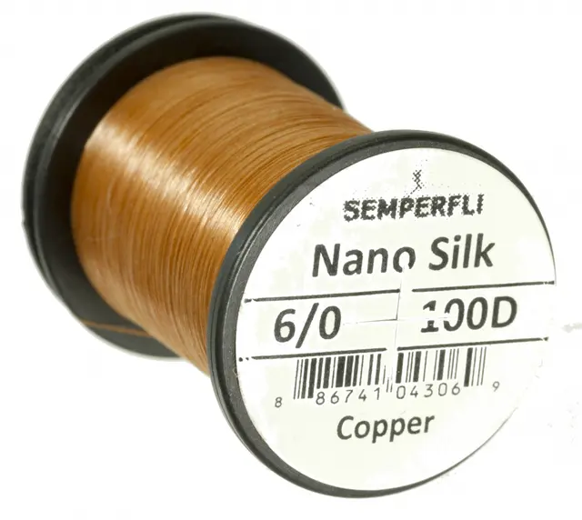 Semperfli Nano Silk peredator 100D 6/0 Copper 