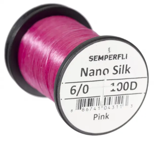 Semperfli Nano Silk peredator 100D 6/0 Pink 