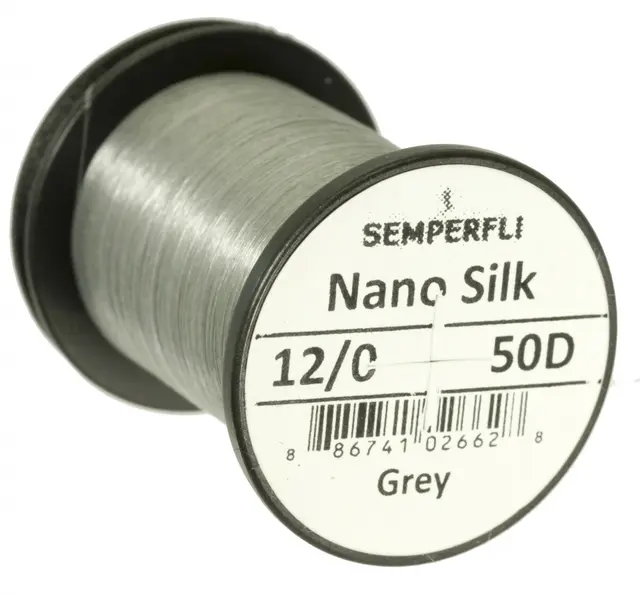 Semperfli Nano Silk 50D 12/0 Grey 