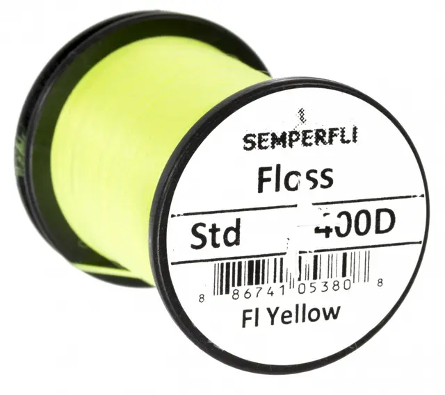 Semperfli Fly Tying Floss 400D Fluoro Yellow 