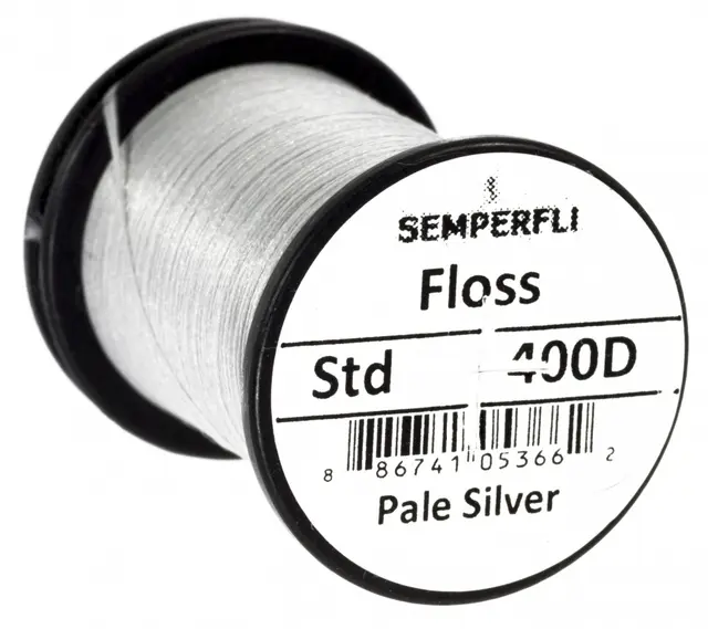 Semperfli Fly Tying Floss 400D Pale Silver 
