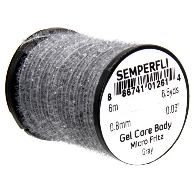Semperfli Gel Core Body Gray 6 meter Micro Fritz 