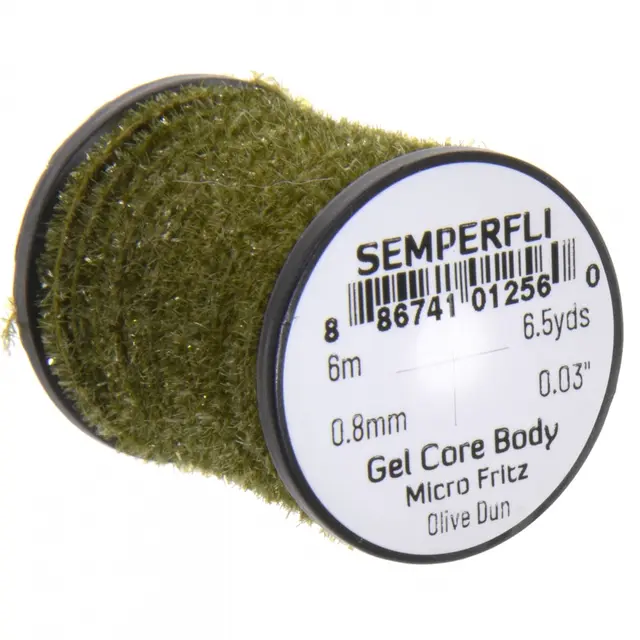 Semperfli Gel Core Body Olive Dun 6 meter Micro Fritz 