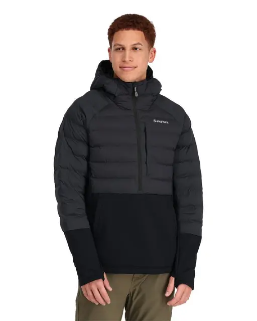 Simms Extreme Pull Over Hoody Black M Varm jacka med bra isolering 
