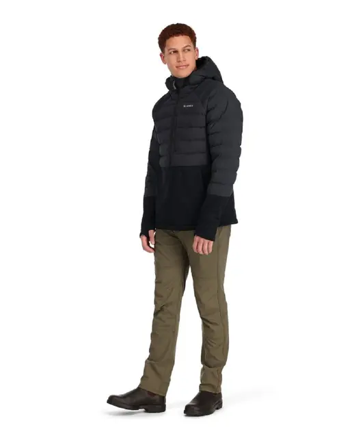 Simms Extreme Pull Over Hoody Black M Varm jacka med bra isolering 