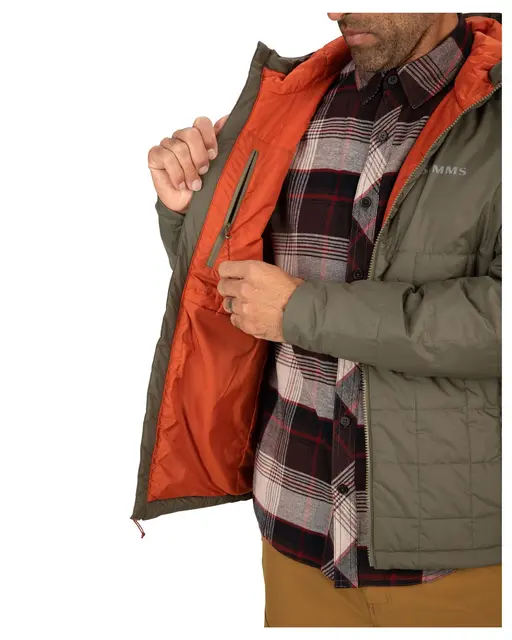 Simms Fall Run Hoody Black S Primaloft jacka 