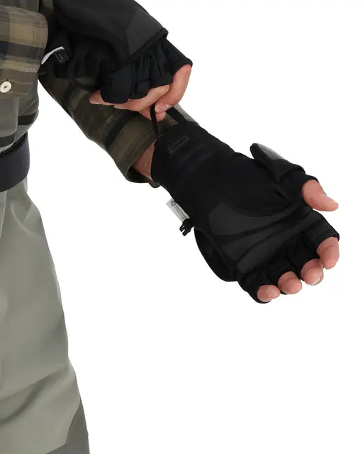 Simms Windstopper Foldover Mitt M Varma goretex-vantar med vikbar framsida 