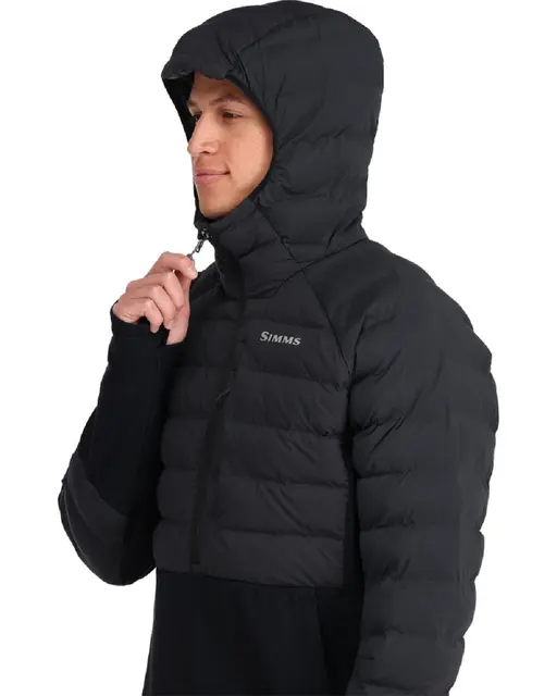Simms Extreme Pull Over Hoody Black M Varm jacka med bra isolering 