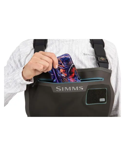 Simms W G3 Stockingfoot Gunmetal XXL 