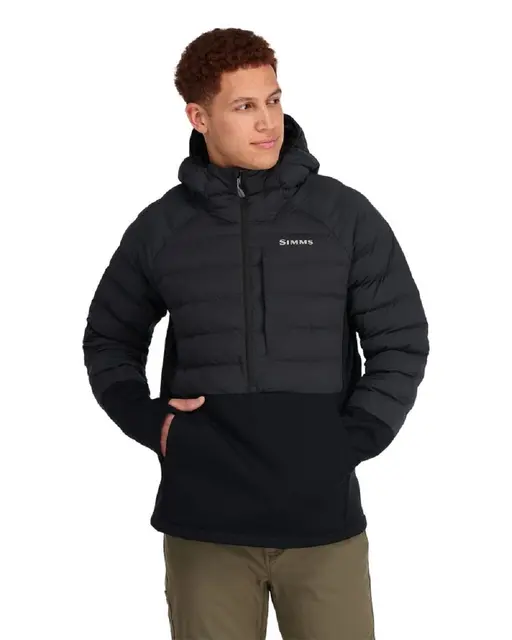 Simms Extreme Pull Over Hoody Black M Varm jacka med bra isolering 