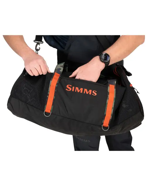 Simms Challenger Mesh Duffel 60L Black 