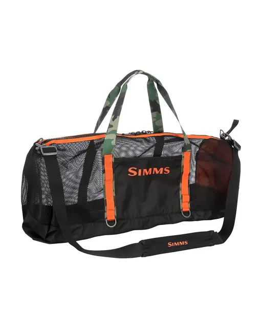 Simms Challenger Mesh Duffel 60L Black 