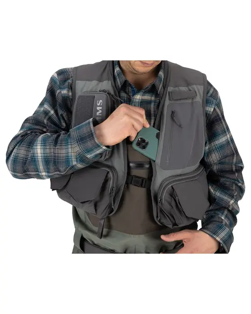 Simms Freestone Vest S Pewter 