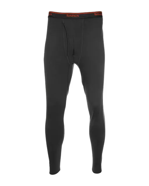 Simms Lightweight Baselayer Bottom S Carbon 