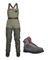 Simms Wms Tributary Basalt Vadepakke Vadepakke til dame med gummiisåle basalt