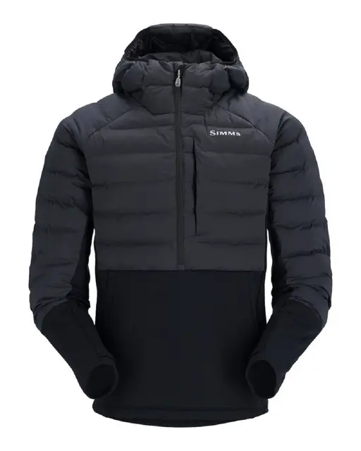 Simms Extreme Pull Over Hoody Black M Varm jacka med bra isolering 