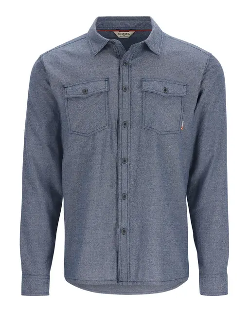 Simms Shoal Flannel Shirt Midnight M Snygg och mycket bekväm flanellskjorta 