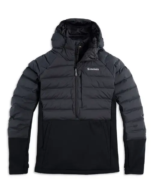 Simms Extreme Pull Over Hoody Black M Varm jacka med bra isolering 