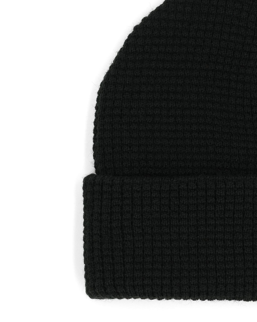Simms Everyday Waffle Knit Beanie Black 