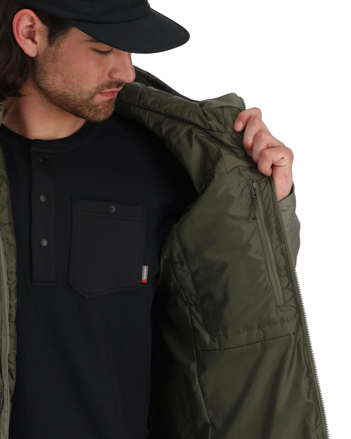 Simms Fall Run Hoody Smokey Olive L Primaloft jakke 