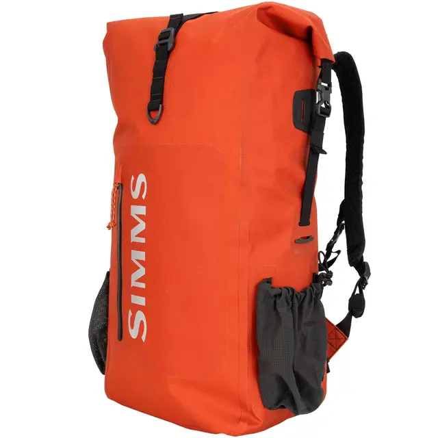Simms Dry Creek Rolltop Backpack 30L Simms Orange 