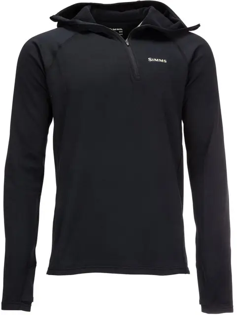 Simms Heavyweight Baselayer Hoody M Black 