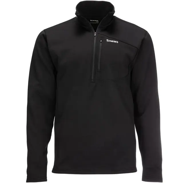 Simms Thermal 1/4 Zip Top Black S Black 