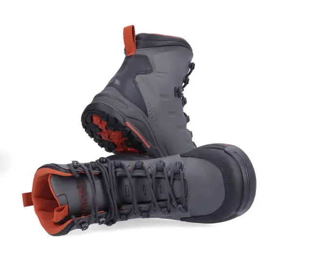 Simms Freestone Boot Gunmetal 08 Vadesko med gummisåle 