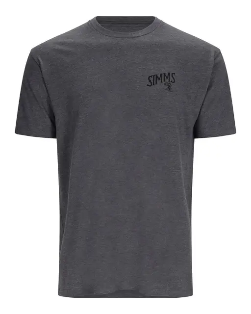 Simms Bozeman Scene T-Shirt Titanium XL Behagelig t-skjorte med Simms design 