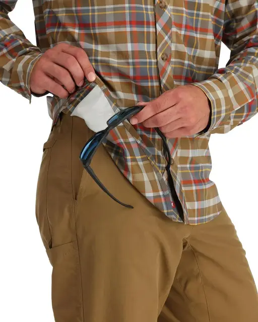 Simms Bugstopper Shirt Chestnut L UV og innsektsbeskyttende skjorte 