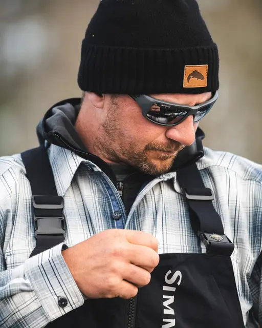 Simms Coldweather Shirt Hickory AOP M Skön och varm skjorta för kyliga dagar 