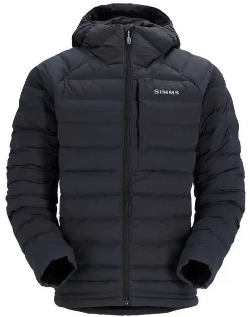 Simms Exstream Hoody Black M Varm jacka med PrimaLoft-isolering 