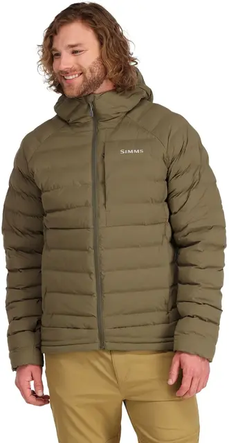 Simms Exstream Hoody Black M Varm jacka med PrimaLoft-isolering 