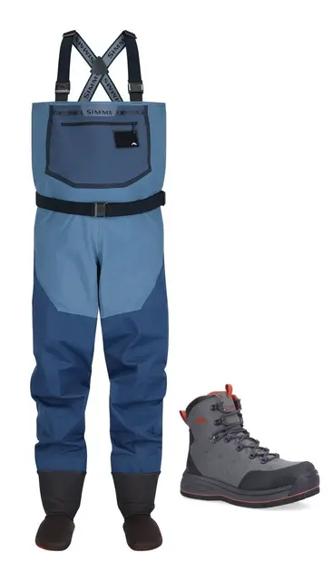 Simms Freestone Midnight Vadepakke Vadepakke med filtsåle gunmetal 