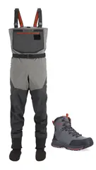 Simms Freestone Smoke Vadepakke Vadepakke med gummisåle gunmetal