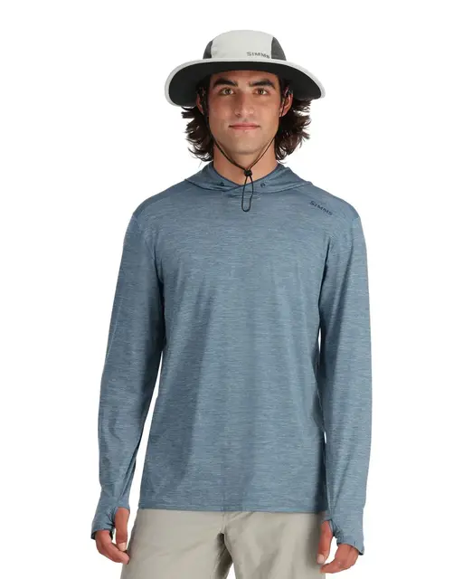 Simms SolarFlex Cooling Hoody Cinder XL Beskyttende hettegenser for varme dager 