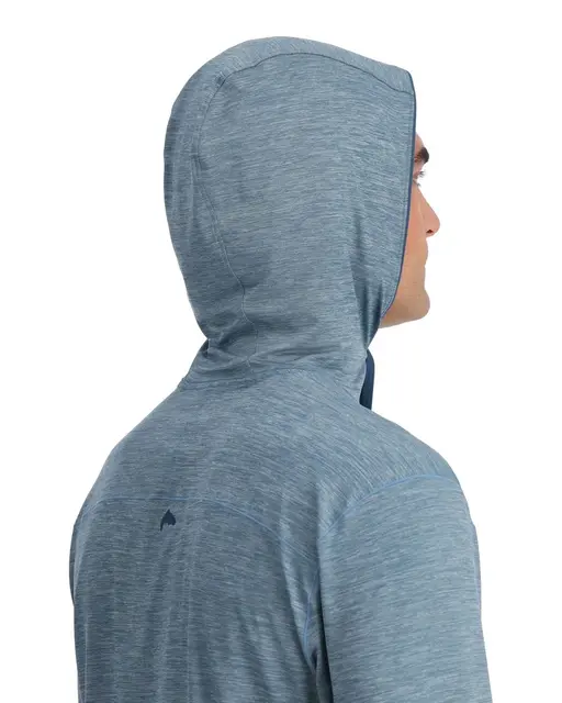 Simms SolarFlex Cooling Hoody Cinder XL Beskyttende hettegenser for varme dager 