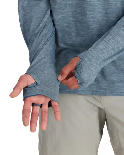 Simms SolarFlex Cooling Hoody Cinder XL Beskyttende hettegenser for varme dager 