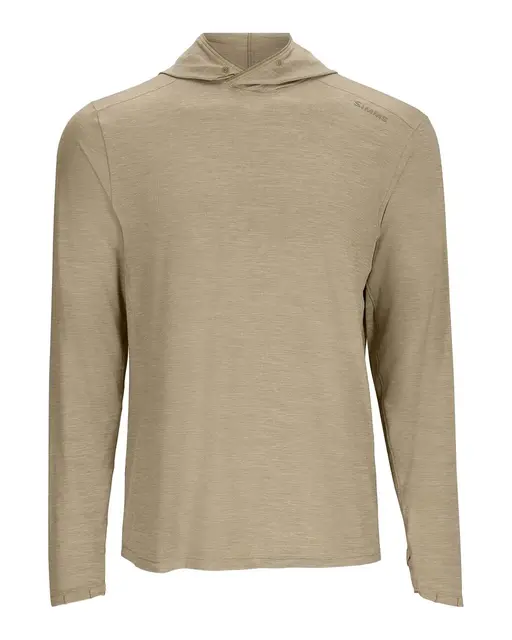 Simms SolarFlex Cooling Hoody Stone M Beskyttende hettegenser for varme dager 