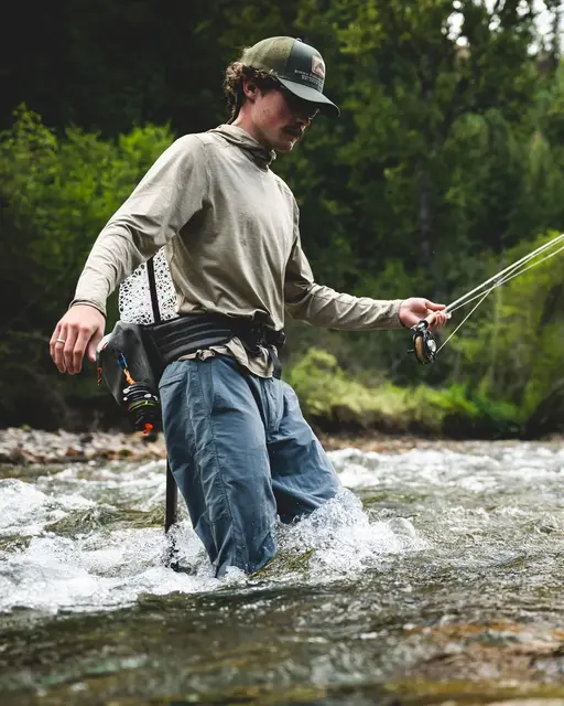 Simms Solarflex Hoody Bay Leaf XL Beskyttende hettegenser for varme dager 