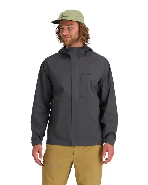 Simms Waypoints Jacket Slate M Flott regnjakke med kompakt størrelse 