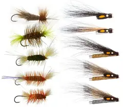 Flugpaket- lax på torrt! 12 st flugor