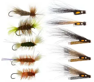 Flugpaket- lax p&#229; torrt! 12 st flugor