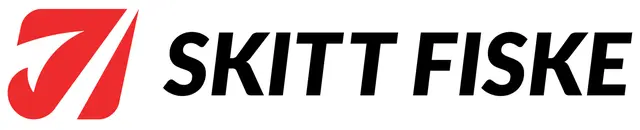 Skitt Fiske Dekal Stor Svart Perfekt till båt, bil och annat! 