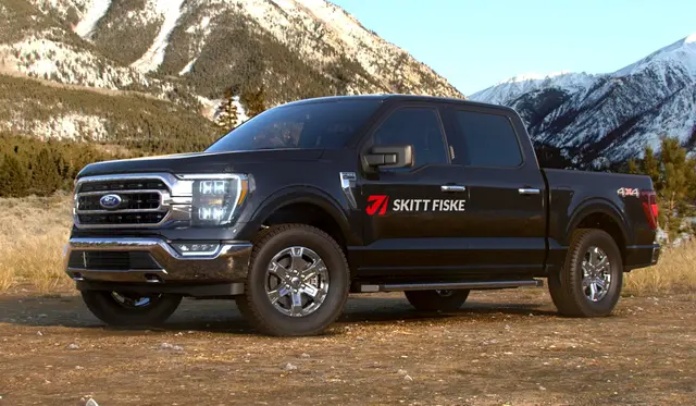 Skitt Fiske Dekal Liten Vit Perfekt till båt, bil och annat! 