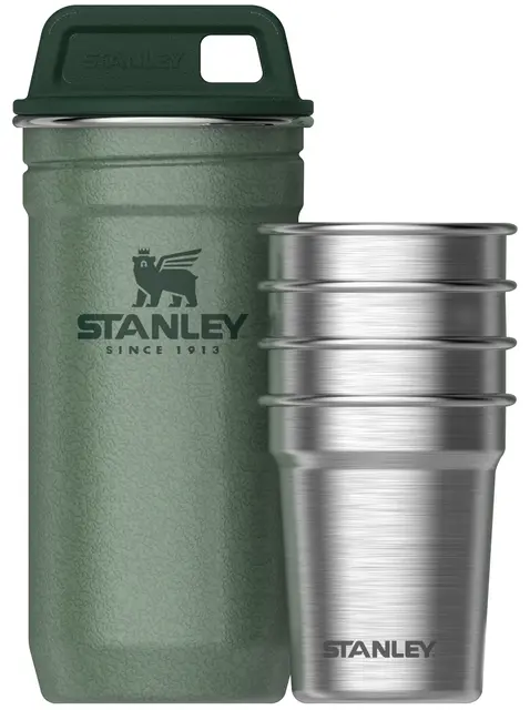 Stanley Drammeglass sett 4 stk Adventure Hammertone Green 
