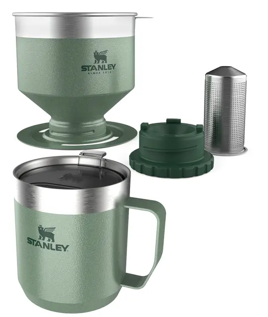 Stanley Gavesett Pour Over+Camp Mug Lag den perfekte tur kaffen! 