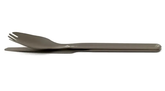 STS Frontier Ultralight Cutlery Set Spork and knife bestikksett 